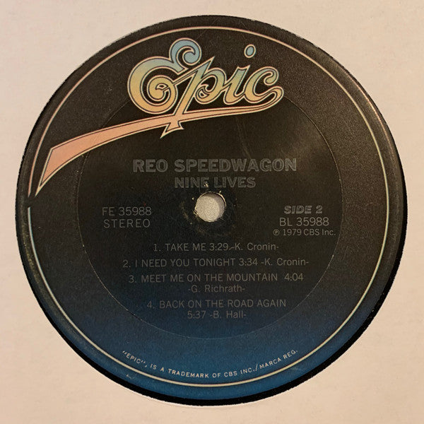 REO Speedwagon - Nine Lives (LP) [US] 1st