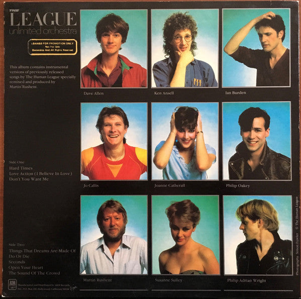 The League Unlimited Orchestra - Love And Dancing