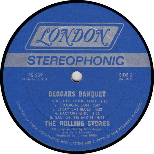 The Rolling Stones - Beggars Banquet (LP) [US] 1st (Very Good Plus (VG+))