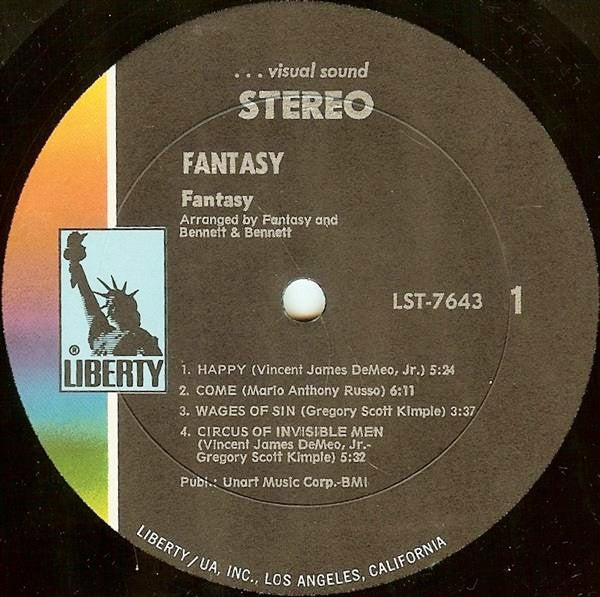 Fantasy (14) - Fantasy (LP) [US] 1st (Very Good Plus (VG+))