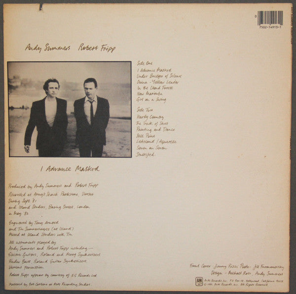 Andy Summers - I Advance Masked (LP) [US] 1st