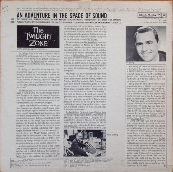 Marty Manning And His Orchestra - The Twilight Zone (1961 MONO)
