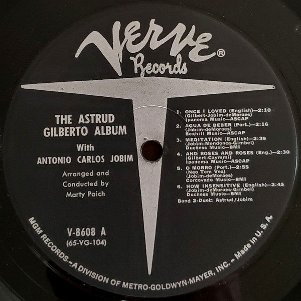 Astrud Gilberto - The Astrud Gilberto Album (LP) [US] 1st (Very Good Plus (VG+))