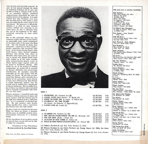 Phineas Newborn Jr. - Phineas' Rainbow (LP) [France] RP (Very Good Plus (VG+))
