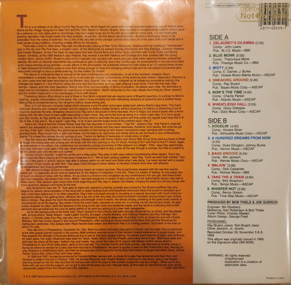 Ray Bryant - Now's The Time (LP) [US] 1987 RP (Near Mint (NM or M-))