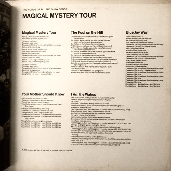 The Beatles - Magical Mystery Tour (1967 STEREO Press)