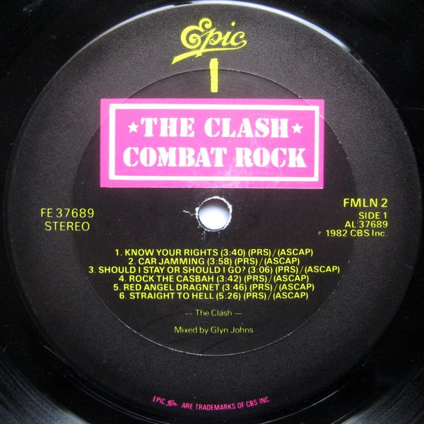 The Clash - Combat Rock (LP) [US] 1st (Mint (M))