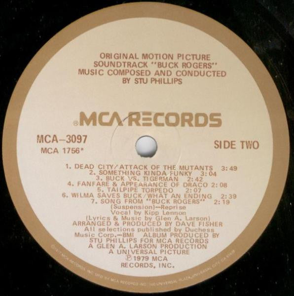 Stu Phillips - Buck Rogers In The 25th Century (Original Motion Picture Soundtrack) (LP) [US] 1st