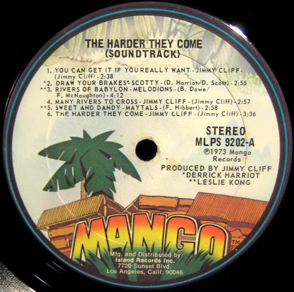 Various - The Harder They Come (Original Soundtrack Recording) (1977 Comp RE)