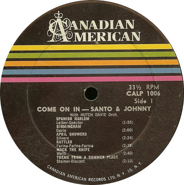 Santo & Johnny - Come On In (1962 MONO)
