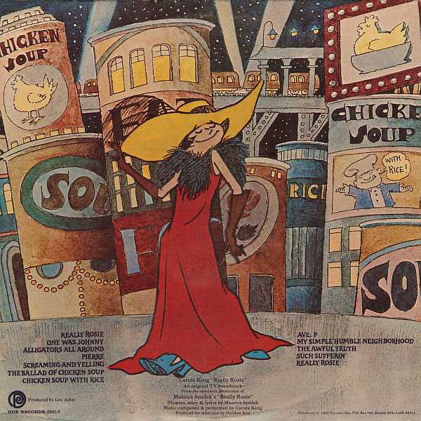 Carole King - Really Rosie (LP) [US] 1st (Very Good Plus (VG+))