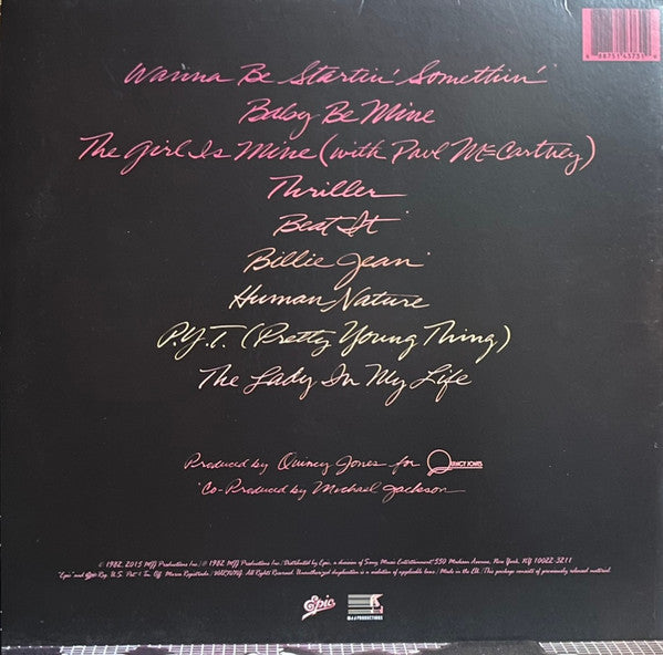 Michael Jackson - Thriller (LP) [US] 2015 RP (Mint (M))