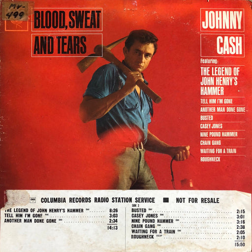 Johnny Cash - Blood, Sweat And Tears (LP) [US] 1st (Very Good Plus (VG+))