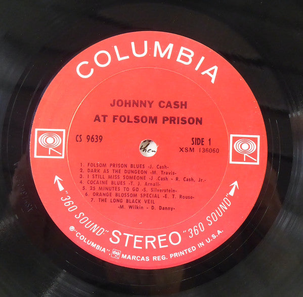 Johnny Cash - At Folsom Prison (LP) [US] 1st (Very Good Plus (VG+))