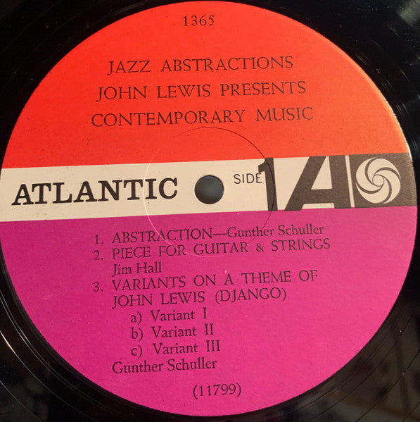 John Lewis (2) - Jazz Abstractions