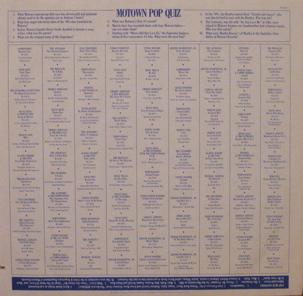 Various - Motown Superstars Sing Motown Superstars (LP) [US] 1st