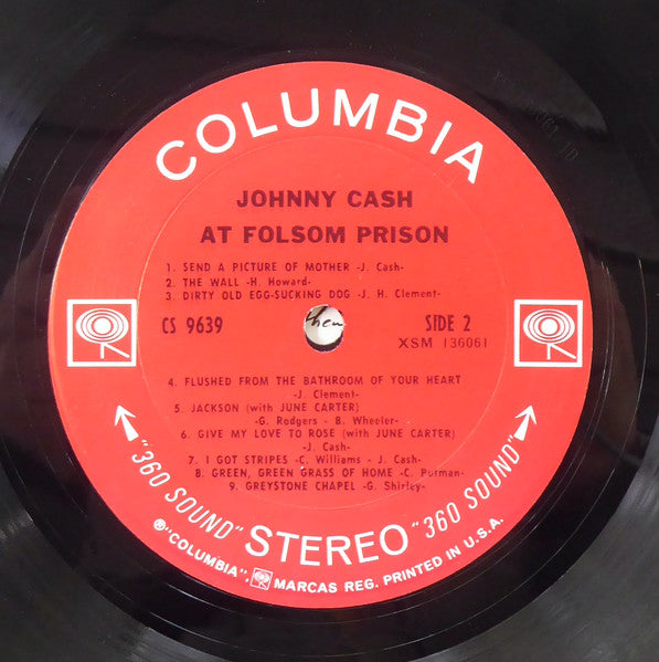 Johnny Cash - At Folsom Prison (LP) [US] 1st (Very Good Plus (VG+))