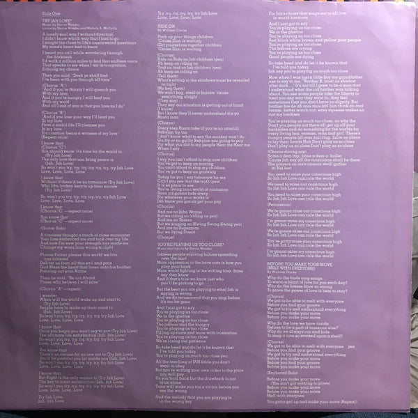 Third World - You've Got The Power (1982 US Press)