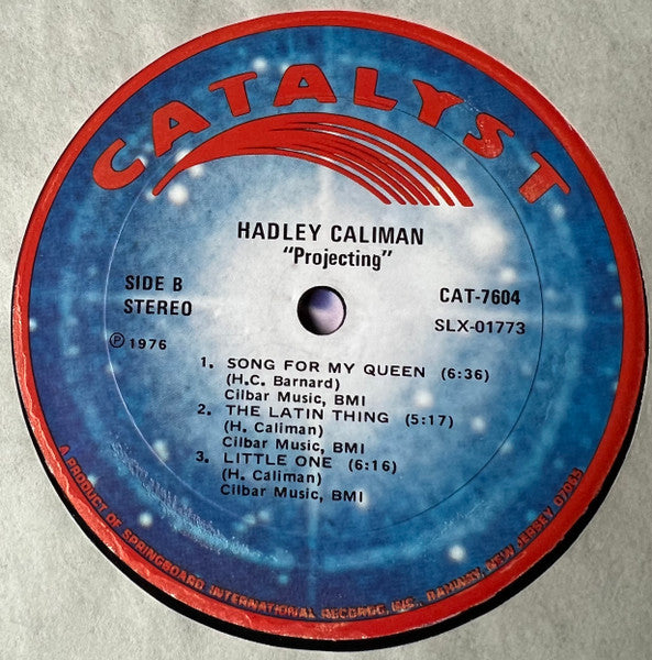 Hadley Caliman - Projecting (1976 PROMO)