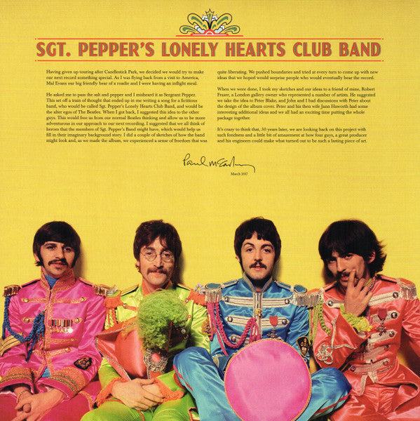 The Beatles - Sgt. Pepper's Lonely Hearts Club Band (LP) [US] 2017 RP