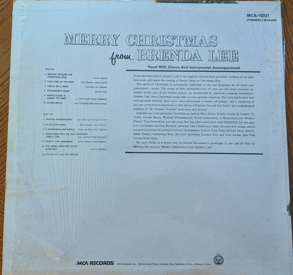 Brenda Lee - Merry Christmas From Brenda Lee (LP) [US] 1980 RP (Near Mint (NM or M-))