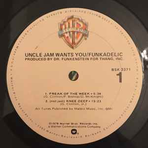 "Uncle Jam Wants You" 1979 Vintage Vinyl LP (Original Goldisc Pressing)