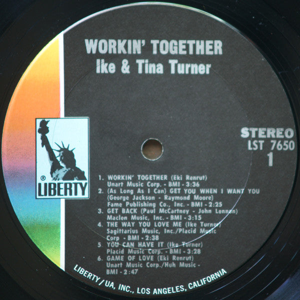 Workin' Together (1970 US Press)