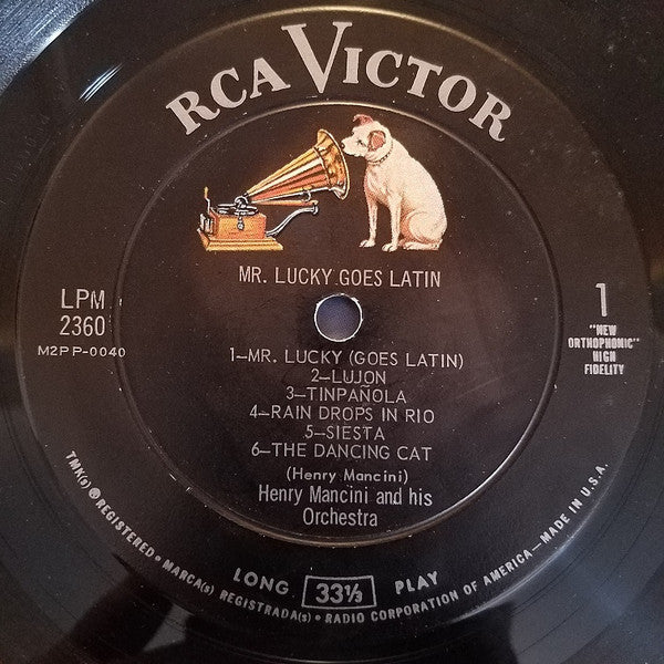 "Mr. Lucky Goes Latin" 1961 Vinyl LP (Original US MONO)