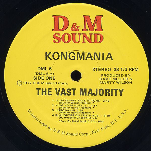Kongmania (1977 US Press)