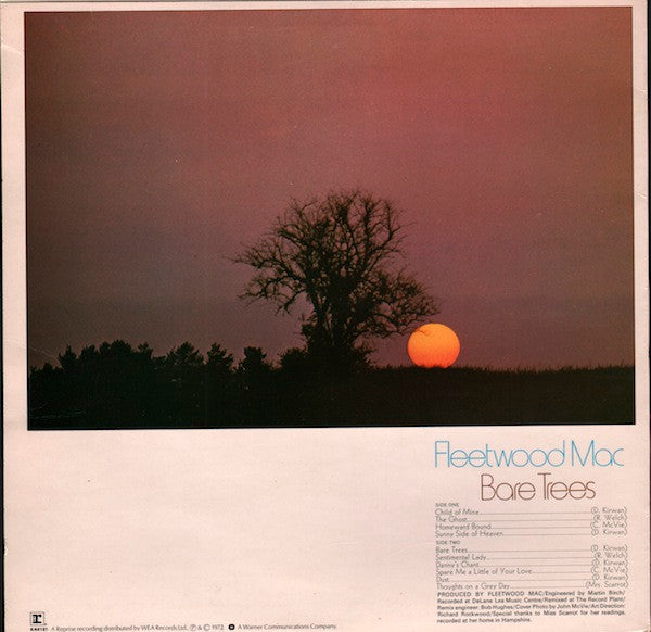 Bare Trees (1975 UK Press)