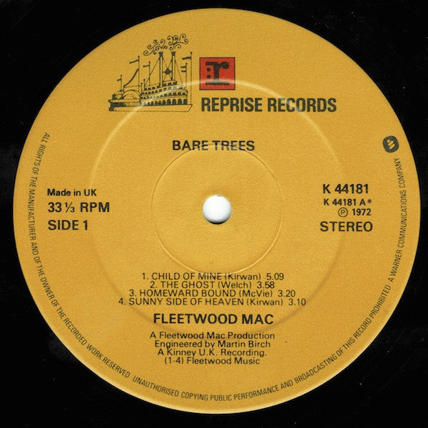 Bare Trees (1975 UK Press)