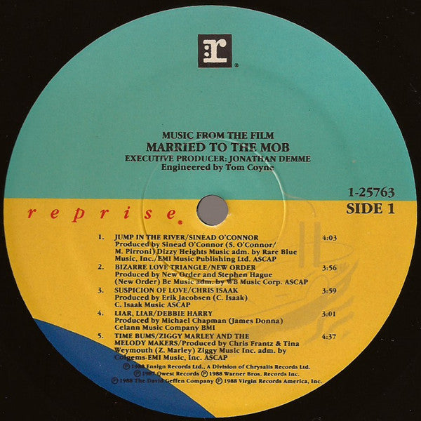 Music From The Film Married To The Mob (1988 SEALED Compilation)