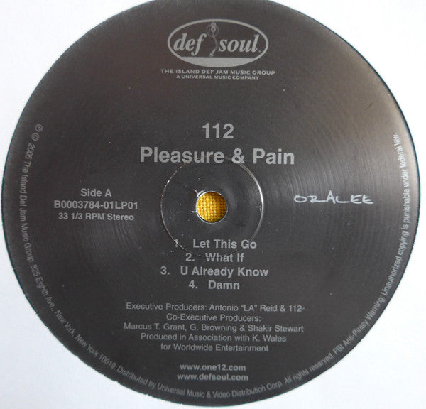 Pleasure & Pain (2005 2xLP)