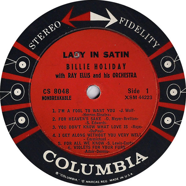 "Lady In Satin" 1958 Vintage Vinyl LP (US STEREO Press)
