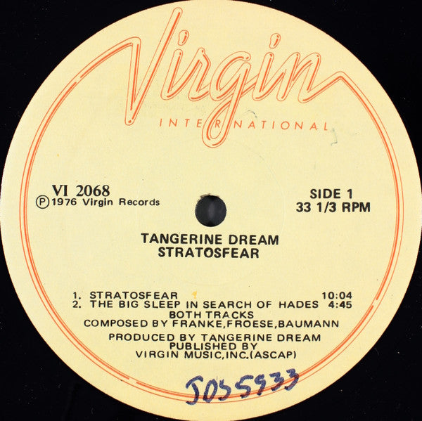 Stratosfear (1st US Press)