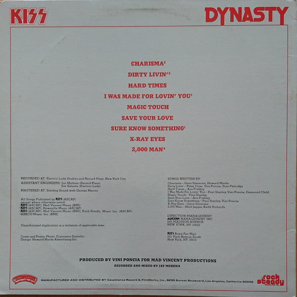 Dynasty (1979 US Pitman Pressing)