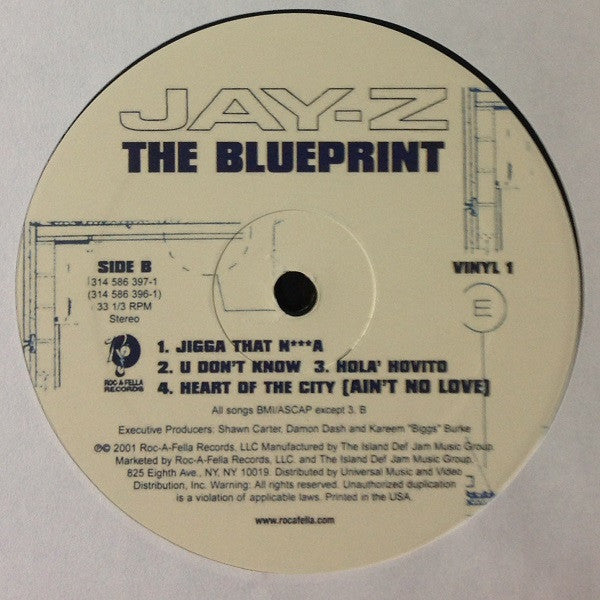 The Blueprint (2001 US 2xLP)