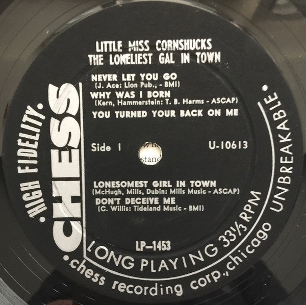 "The Loneliest Girl In Town" Original 1961 Black Label Vinyl LP (MONO Press)