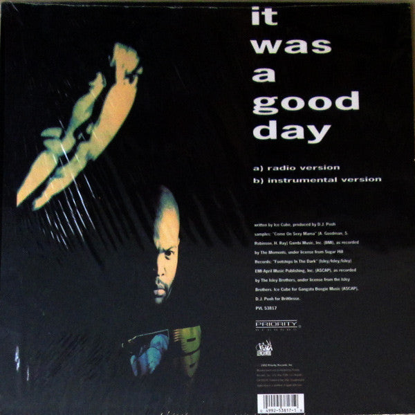 "It Was A Good Day" Original Vinyl 12" (1992 US PRESS)