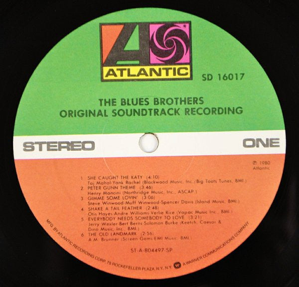 The Blues Brothers (Original Soundtrack Recording) (1980 SP US Press)