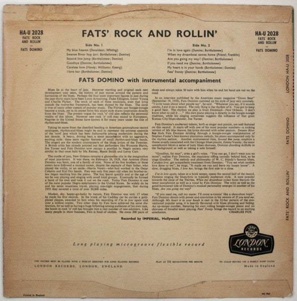 Rock And Rollin' (Original MONO UK Press)
