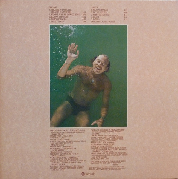 "Changes In Latitudes Changes In Attitudes" 1977 Vintage Vinyl LP (Original Pressing)