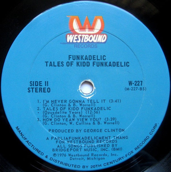"Tales Of Kidd Funkadelic" 1976 Vintage Vinyl LP (TH US Press)