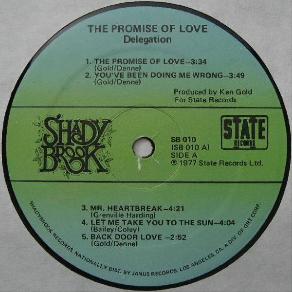 "The Promise Of Love" Vintage Vintage Vinyl LP (1977 US Press)