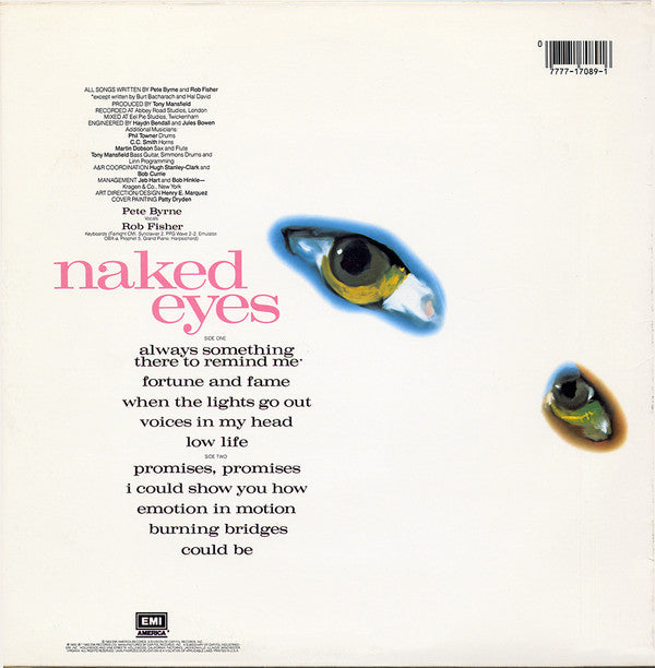 Naked Eyes (1983 US Press)