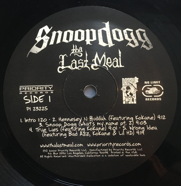 Tha Last Meal (2000 2xLP)