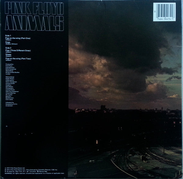 "Animals" Vintage Vinyl LP (US 1980s Repress)