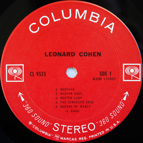 Songs Of Leonard Cohen (1968 US Press)
