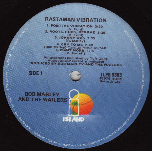 Rastaman Vibration (1981 US Gatefold Press)