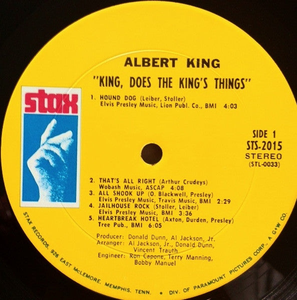 King, Does The King's Things (1969 US Press)